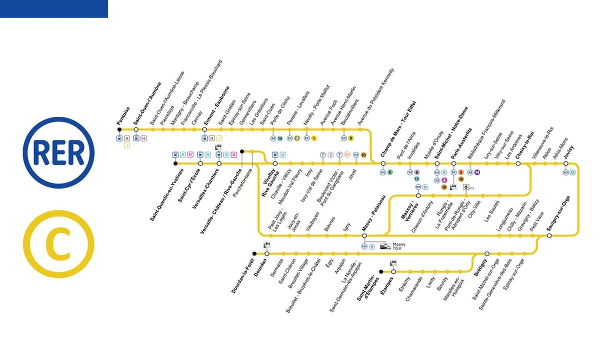 Mapa Рер z