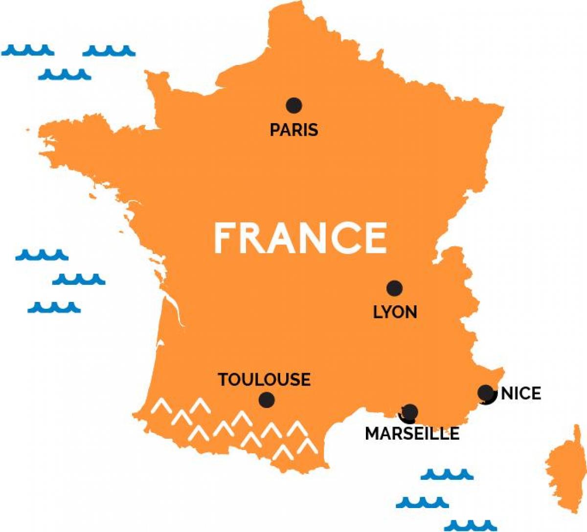 Paryz Francja Mapa Paryza Francja Na Mapie Ile De France Francja