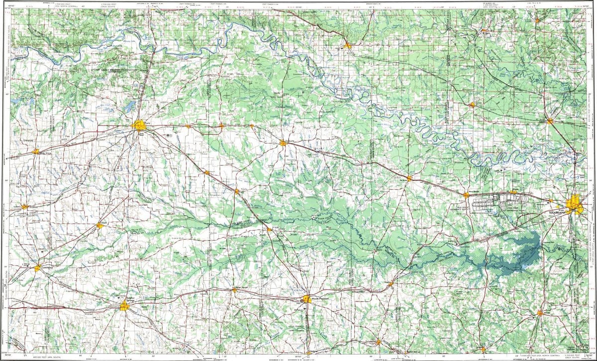 topograficzna mapa Paryża