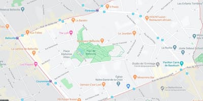 Karta Paris Belleville