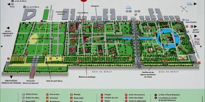 Mapa Bercy Paryż 