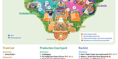 Temat Disneyland park mapa