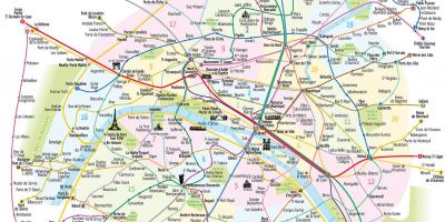 Mapa co warto zobaczyć w Paryżu