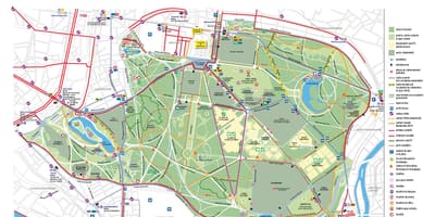 Mapa Vincennes w Paryżu